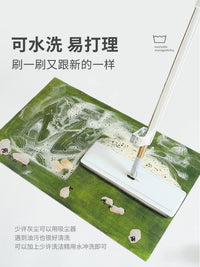Bathroom Floor Mat, Absorbent Non-Slip Diatom Mud Mat for Toilet, Sink and Shower Area