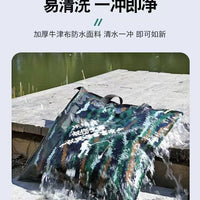 Portable Thickened Fishing Bag Multi-functional Foldable Handbag Waterproof Fishing Tackle Storage for Outdoor Fishing