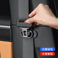 Universal Car Seat Belt Adjuster and Stabilizer to Prevent Noise and Friction