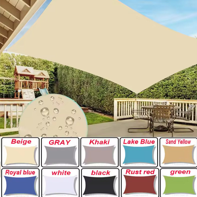 UPF50+ Waterproof Sun Shade Sail for Outdoor Patio Garden