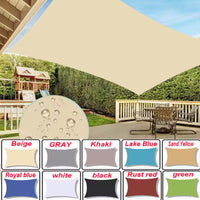 UPF50+ Waterproof Sun Shade Sail for Outdoor Patio Garden