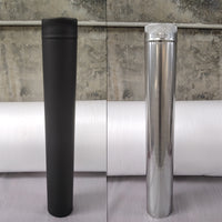 Fireplace Wood Stove Flue Pipe - 304 Stainless Steel Chimney Liner for Wood Burning Stoves