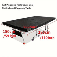 Waterproof UV-Resistant Indoor Outdoor Ping Pong Table Cover