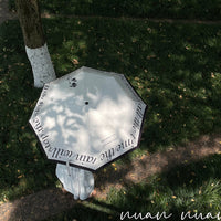 French Vintage Style UV Protection Umbrella for Sun and Rain