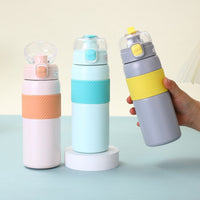New 316 Stainless Steel Insulated Water Bottle Large Capacity Portable Sports Kettle with One-Touch Open Lid