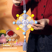 Mandala Yarn Weaving Kit for Kids' DIY Craft and Educational Activity