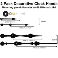 High Torque Quartz Clock Movement Kit with Long Hands for DIY Clock Repair