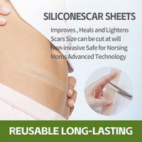 Silicone Gel Scar and Tattoo Concealer Tape, Ultra-Thin Skin Tone Cover Roll, Customizable Length