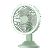Mini USB Portable Handheld Desk Fan with LED Light for Camping