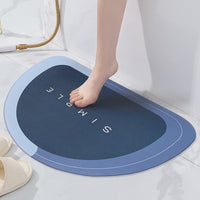 Diatomaceous Earth Soft Bath Mat for Bathroom Kitchen Absorbent Non-Slip Floor Mat