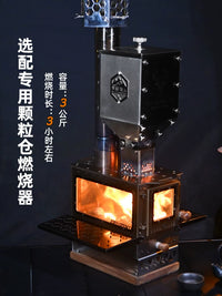 Wilderness Hunter Mini Wood Burning Stove for Camping Tent Heating and Outdoor Picnics