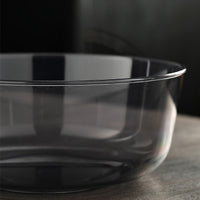 Heat-Resistant Resin Teapot & Cup Washing Basin for Home Use - Clear Round Tea Ceremony Accessory