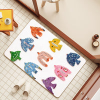 Diatomaceous Earth Absorbent Non-Slip Bath Mat for Shower and Home Use