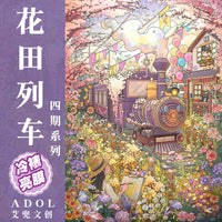 Aido 4.0 Series 3D Miniature Scene Stickers with Cold Lamination, DIY Craft Kit for Stress Relief and Educational Play