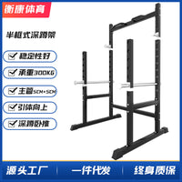 Professional Squat Rack Barbell Bench Press Weightlifting Half Rack Home Gym Equipment
