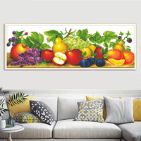 2026 New Cross Stitch Kit for Living Room Dining Room Fruit Pattern Embroidery