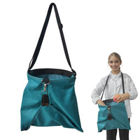 Outdoor Fruit Picking Apron Bag with Quick Release Storage, Waterproof Oxford Cloth