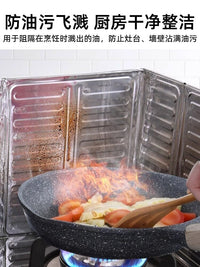 Aluminum Foil Oil Splash Guard for Kitchen Stove