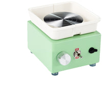 Mini Pottery Wheel Machine for Kids, Electric Desktop Ceramic Art Kit for DIY Clay Craft