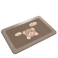 Diatomaceous Earth Bath Mat Quick Dry Non-Slip Absorbent Bathroom Floor Mat