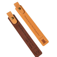 DIY Leather Strip Bookmark for Reading, Teacher Student Gift