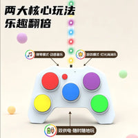 Dynamic Rhythm Game Console for Kids, Dual Mode Early Education Interactive Toy