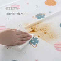 PEVA Refrigerator Dust Cover with Storage Pockets, Waterproof Oil-proof Fridge Top Cover for Single/Double Door Refrigerators and Washing Machines