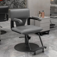Modern Hydraulic Swivel Reclining Barber Chair for Salon and Spa