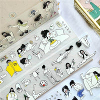 Washi PET Tape Roll for Scrapbooking and Journaling - Abstract Figures