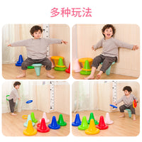 Kids' Sensory Integration Training Unicycle Stool Balance Chair