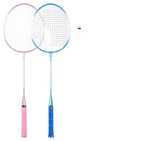 Adult Badminton Racket Set - Durable Offensive Type for Couples and Families, Integrated Design