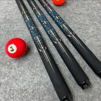 Leopard Carbon Fiber Billiard Cue Stick for Chinese Eight Ball Pool, Integrated Design