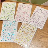 Kids' Face Gems and Eye Makeup Stickers for Performances