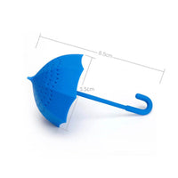 Novelty Umbrella Silicone Tea Infuser Strainer for Loose Leaf Tea