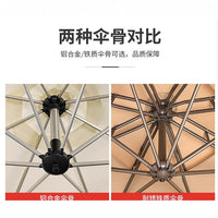 Outdoor Patio Umbrella with UV Protection for Garden, Hotel, Villa, and Market Stalls