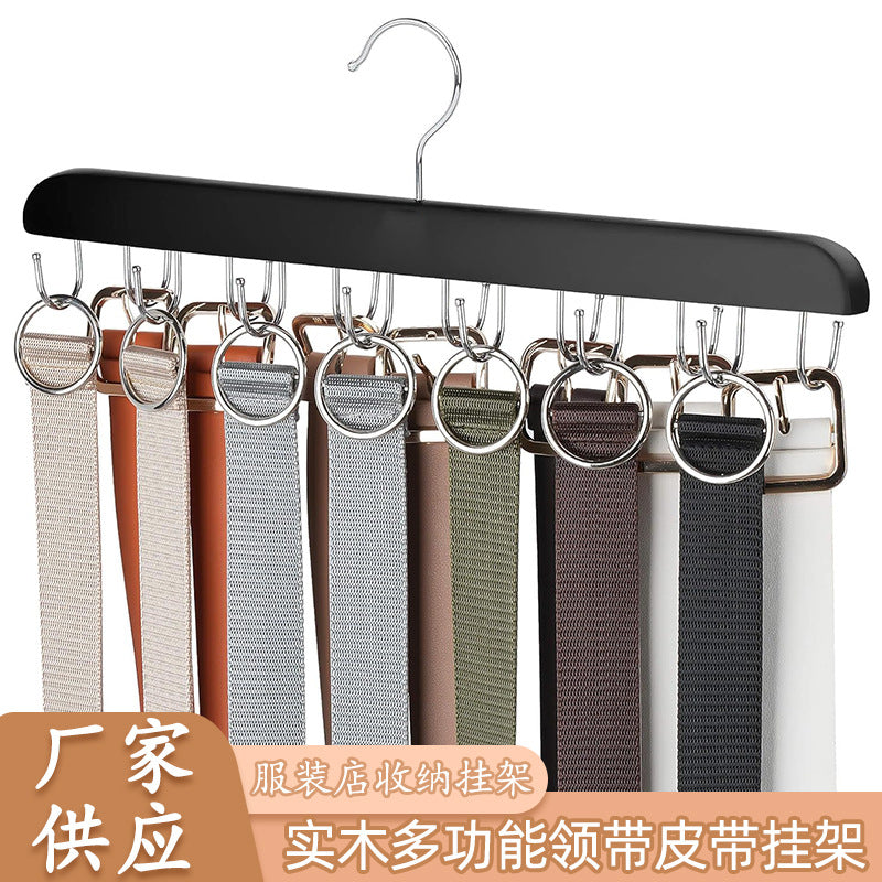 Multi-functional Non-slip Belt Tie Scarf Hanger Organizer Rack