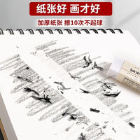 Sketchbook for Artists, 8K A4 Hardcover Sketch Pad, 160gsm Thick Paper, Spiral Bound