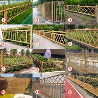 Stainless Steel Bamboo-Style Garden Fence for Parks and Yards