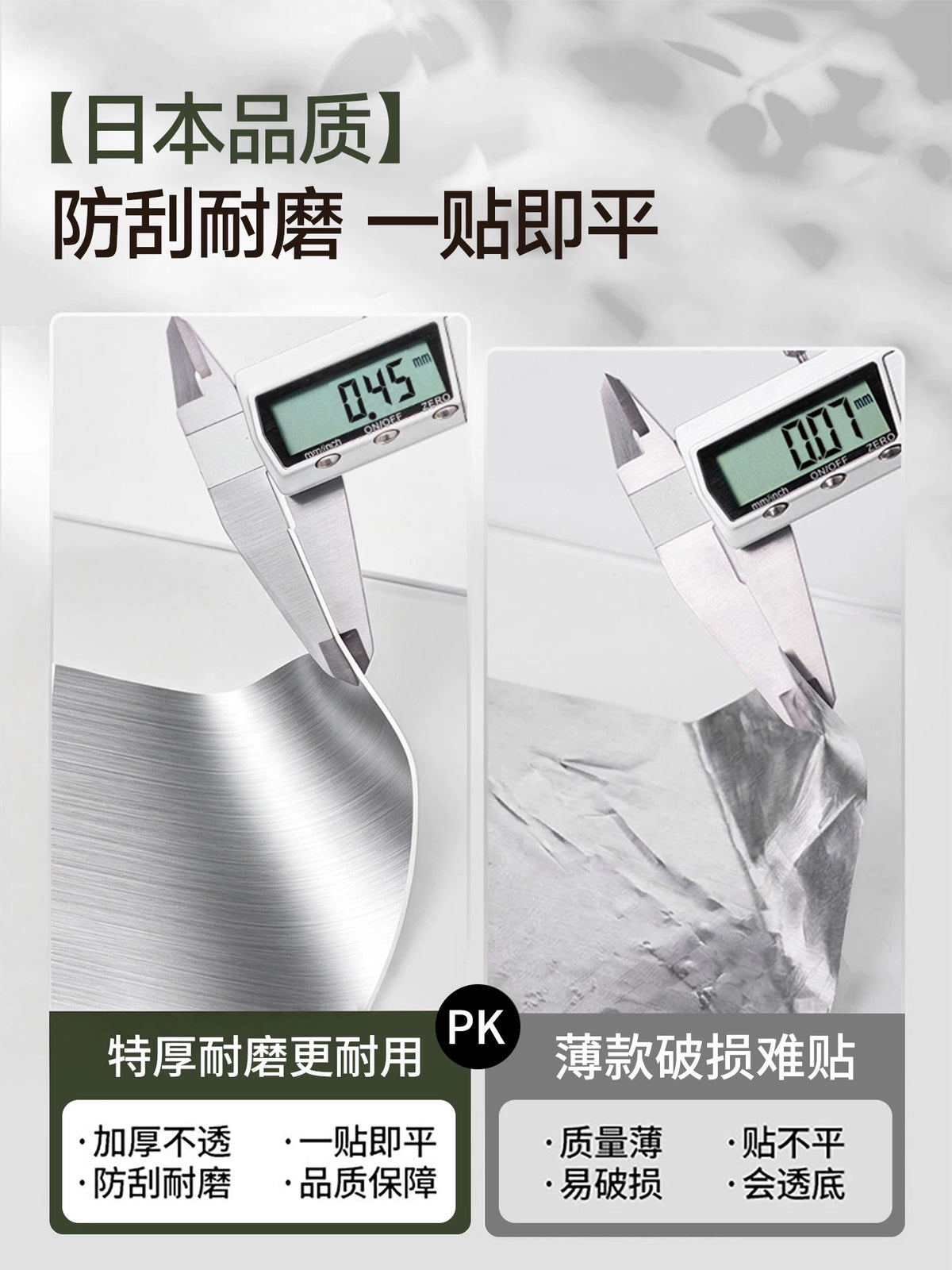 Waterproof Aluminum Foil Kitchen Cabinet Liner, Self-Adhesive Oil-Proof Moisture-Proof Stainless Steel Sticker for Drawers & Shelves