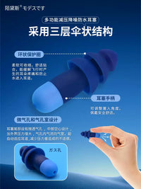Modus Flight Earplugs for Pressure Relief, Noise Reduction, Swimming, and Showering