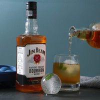 Spherical Ice Ball Maker Mold for Whiskey and Cocktails, Food-Grade Silicone Round Ice Cube Tray