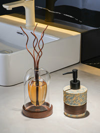Luxury Vintage Ceramic Lotion Dispenser Bottle Set for Bathroom