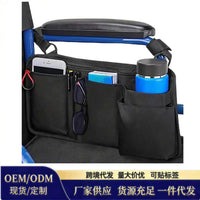 Wheelchair Side Bag with Cup Holder, Armrest Organizer Pouch for Mobility Scooters and Walkers