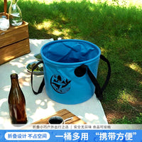Portable Folding Water Bucket for Outdoor Camping Fishing and Storage