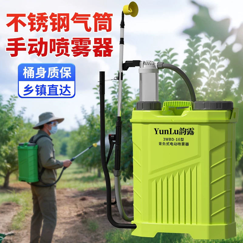 Manual Backpack Sprayer with Stainless Steel Pump for Agriculture and Garden