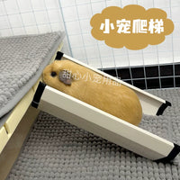 Guinea Pig Rabbit Hamster Ladder Platform Mat for Small Pets, Second Floor Running Parkour Ladder Fence