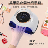 Women's UV Protection Half-Finger Cotton Gloves for Driving and Cycling