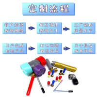 PVC Protection Cap Transparent Silicone Cover Plastic Sleeve Black Soft Rubber Cap External Thread Pipe Cover Rubber Protective Sleeve