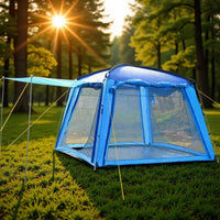 Outdoor Large Space Family Camping Tent with Mosquito Net and Waterproof Design