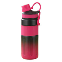 Gradient 316 Stainless Steel Insulated Water Bottle with Handle for Sports & Fitness, Portable Direct Drinking Flask